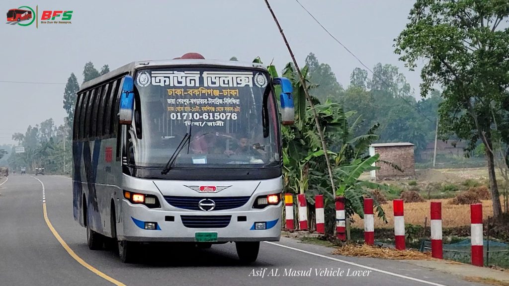 ক্রাউন ডিলাক্স বাস ঢাকা টু বকশীগঞ্জ, সানন্দাবাড়ী